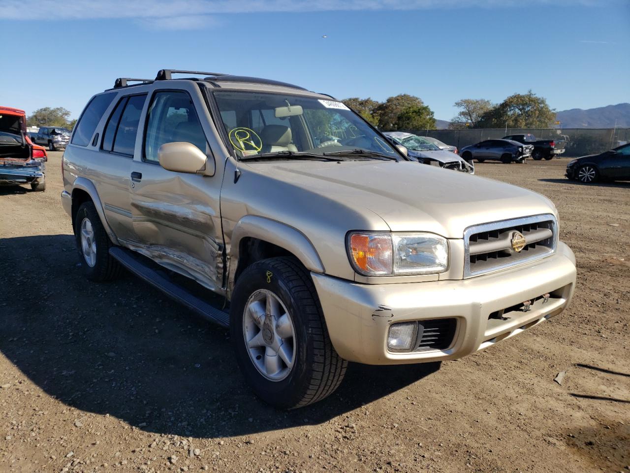 NISSAN PATHFINDER 2000 with VIN JN8AR07Y6YW397099 - Photo from auction