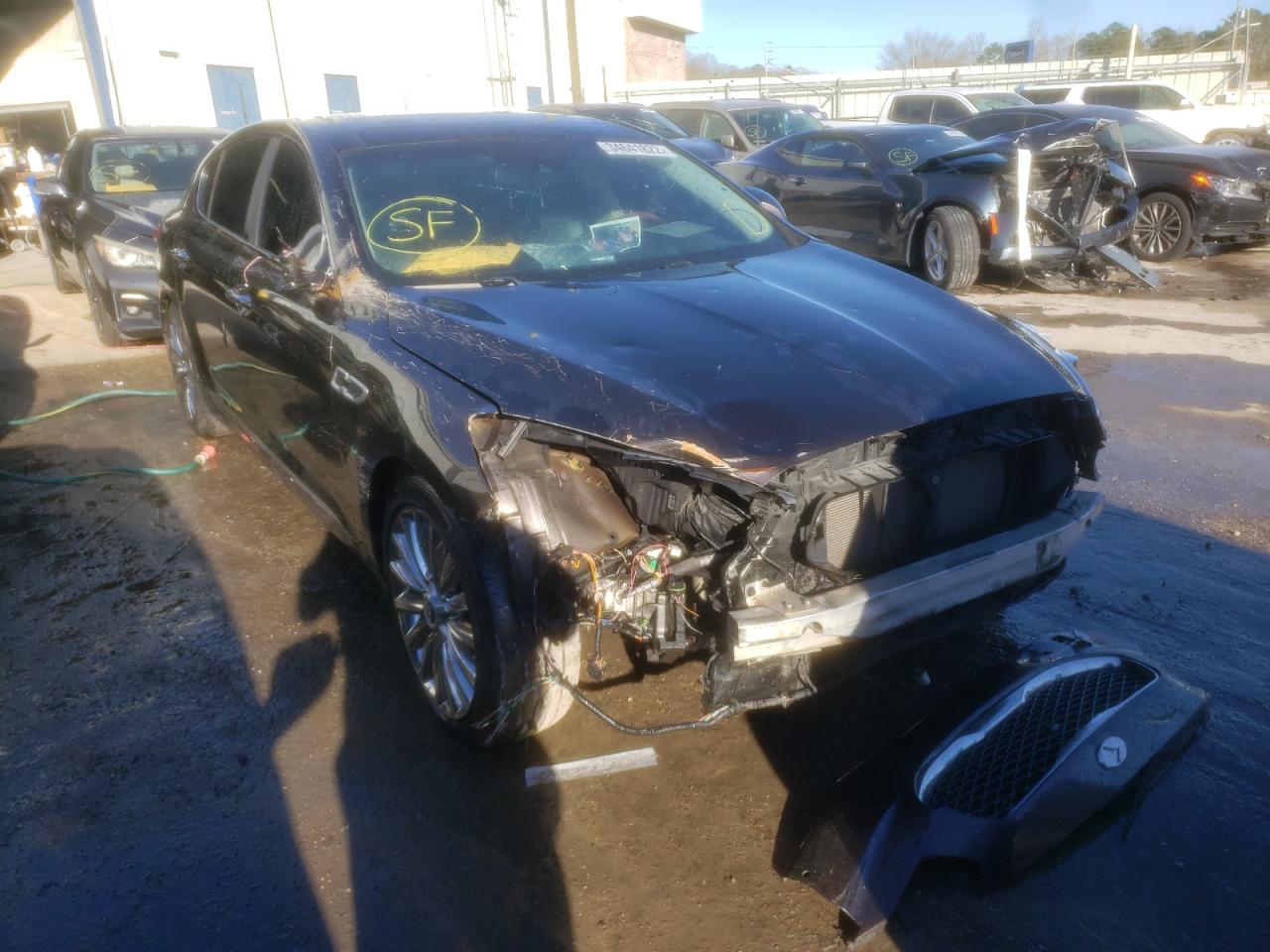 KIA K900 2015 with VIN KNALW4D44F6019993 - Photo from auction