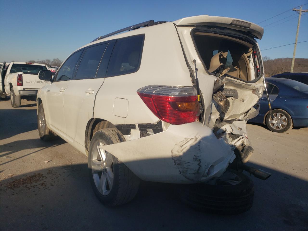 Photo 3 from auction – 2008 TOYOTA HIGHLANDER with VIN JTEDS43A782015131