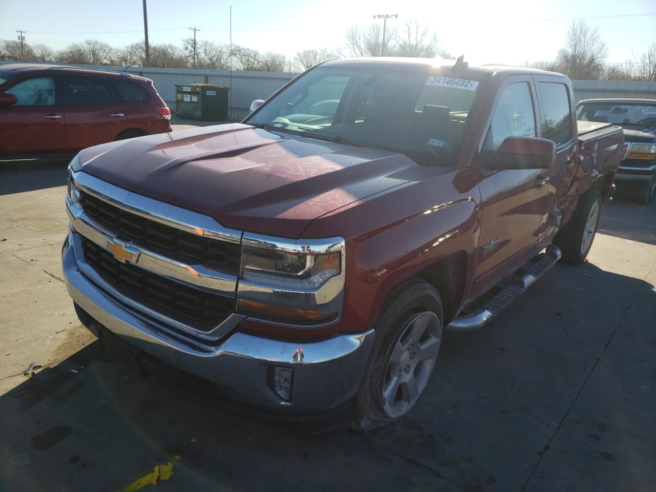 Photo 2 from auction – 2018 CHEVROLET SILVERADO with VIN 3GCPCREC8JG602204