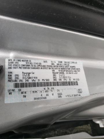 Photo 10 from auction – 2016 FORD FOCUS SE with VIN 1FADP3K22GL346188