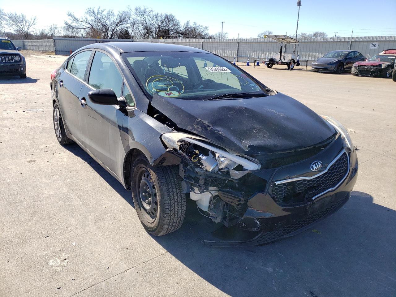 KIA FORTE LX 2016 with VIN KNAFK4A63G5586671 - Photo from auction