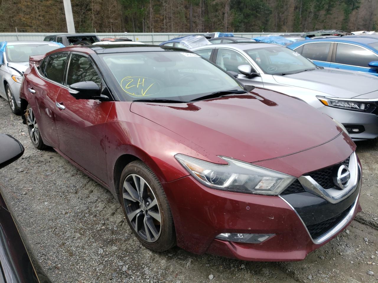 NISSAN MAXIMA 3.5 2016 with VIN 1N4AA6AP7GC401673 - Photo from auction