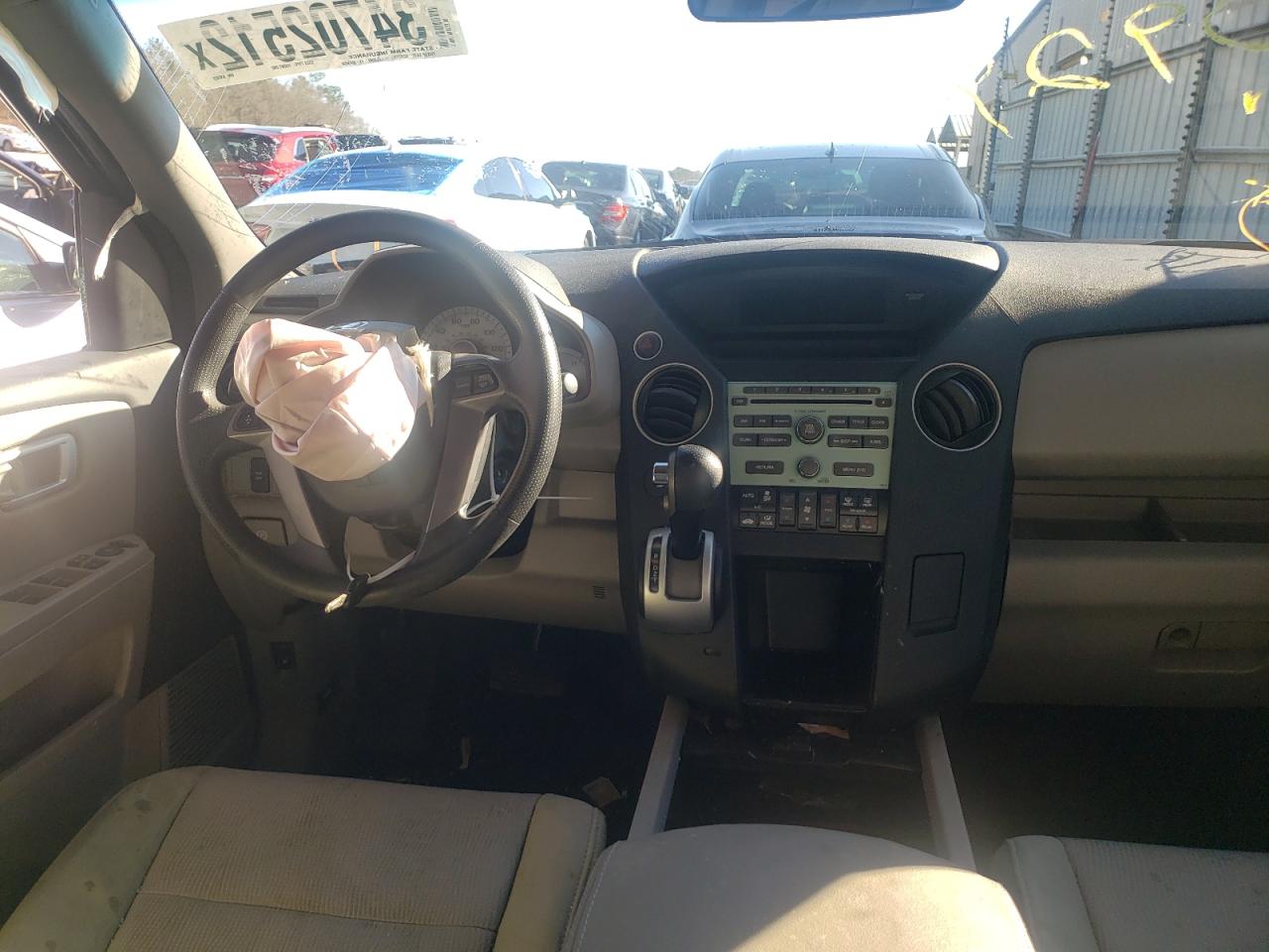 Photo 9 from auction – 2011 HONDA PILOT EX with VIN 5FNYF3H41BB030929