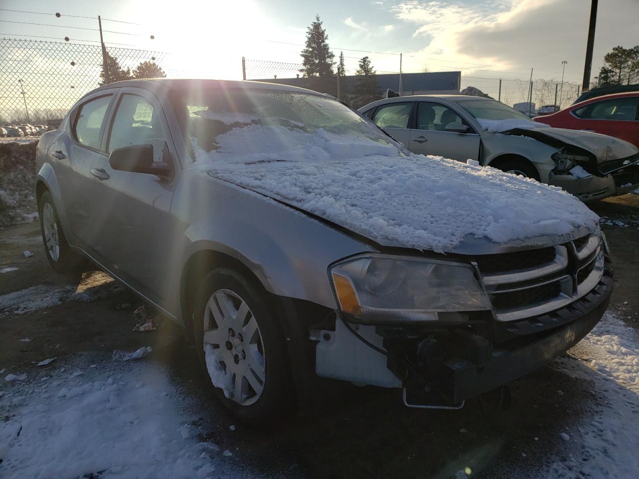 DODGE AVENGER SE 2013 with VIN 1C3CDZAG0DN750352 - Photo from auction