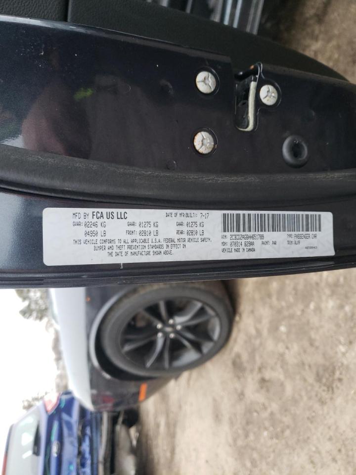 Photo 10 from auction – 2017 DODGE CHALLENGER with VIN 2C3CDZAG6HH651789