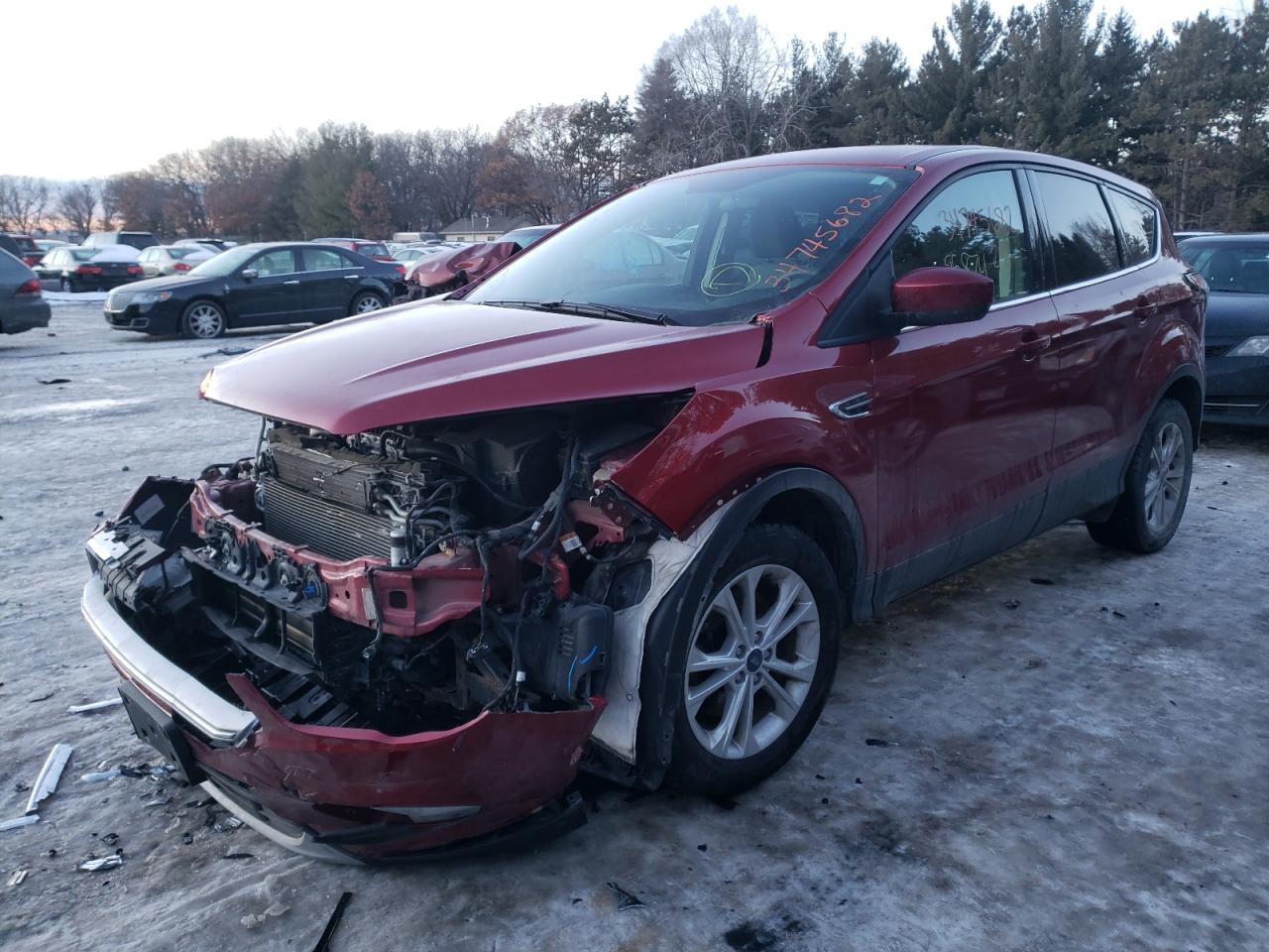 Photo 2 from auction – 2017 FORD ESCAPE SE with VIN 1FMCU9GD1HUC50491