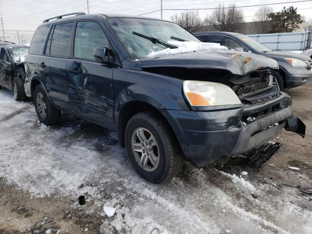 HONDA PILOT EXL 2004 with VIN 2HKYF18564H623350 - Photo from auction