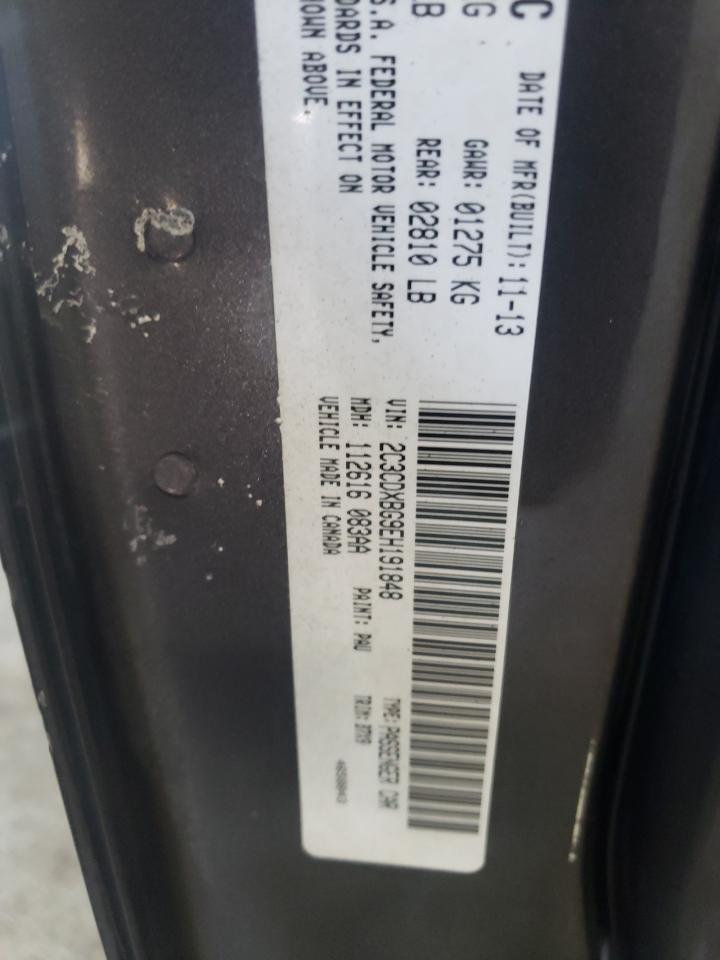Photo 10 from auction – 2014 DODGE CHARGER SE with VIN 2C3CDXBG9EH191848