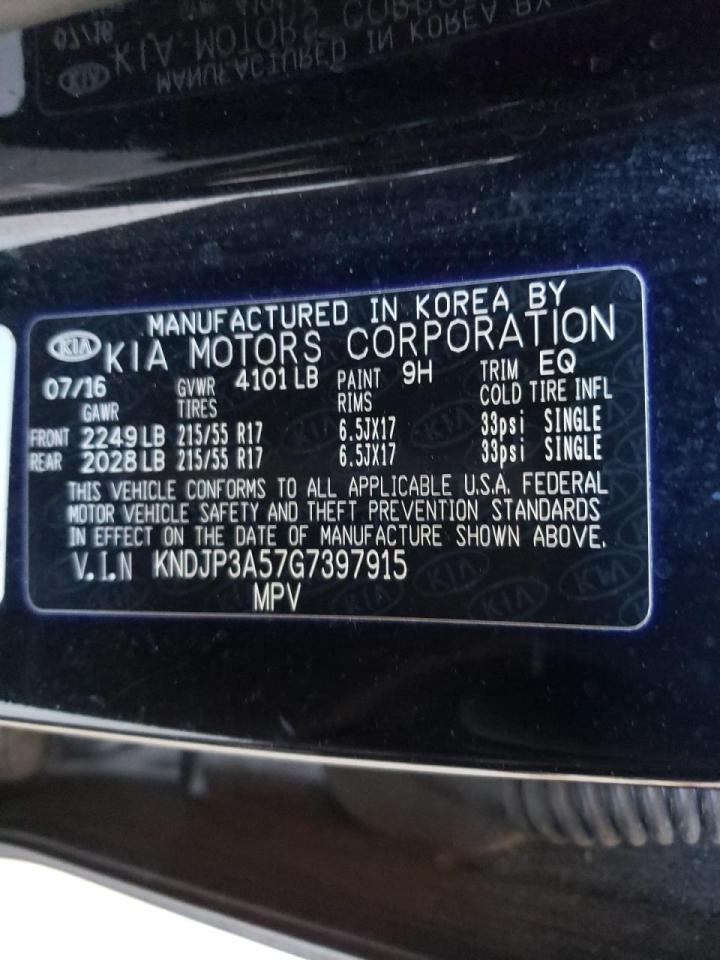 Photo 10 from auction – 2016 KIA SOUL + with VIN KNDJP3A57G7397915