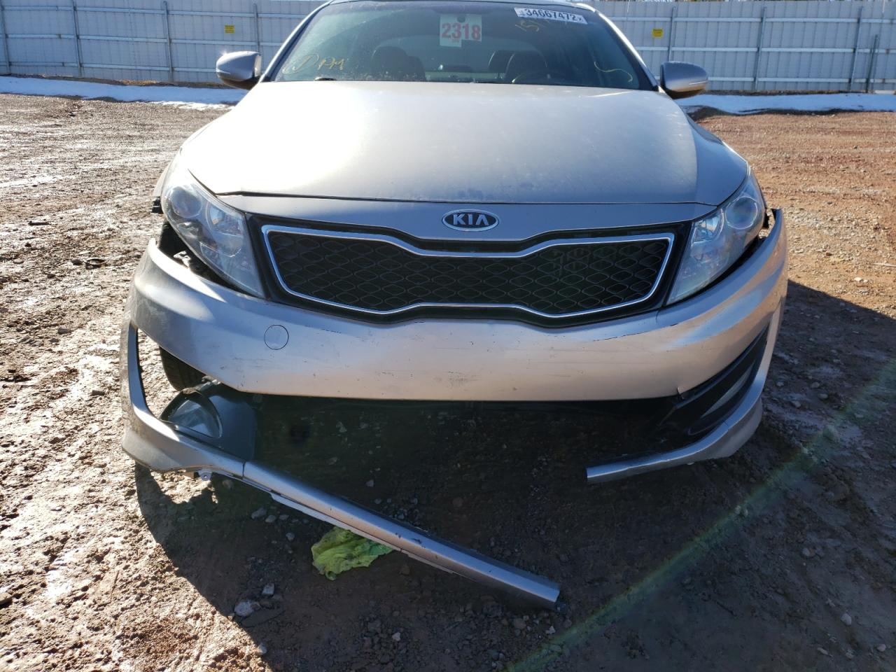 Photo 9 from auction – 2011 KIA OPTIMA SX with VIN KNAGR4A63B5151738