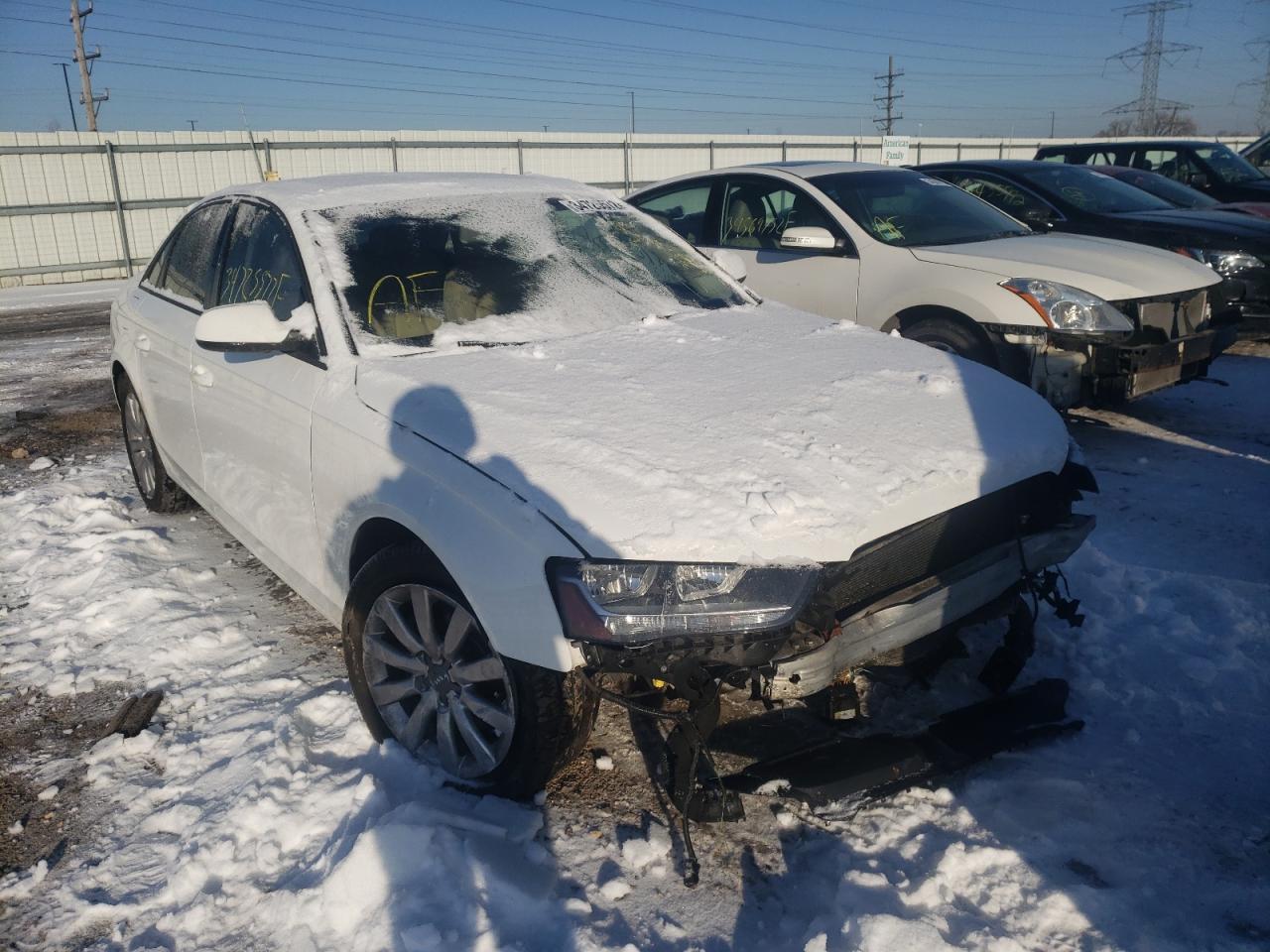 AUDI A4 PREMIUM 2014 with VIN WAUAFAFL6EN044067 - Photo from auction