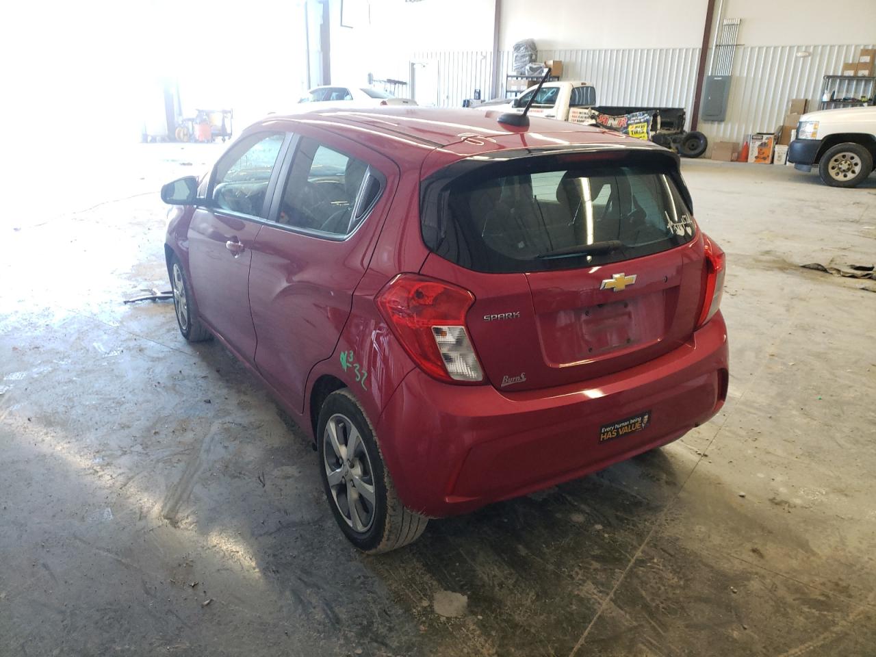 Photo 3 from auction – 2019 CHEVROLET SPARK LS with VIN KL8CB6SA2KC804147