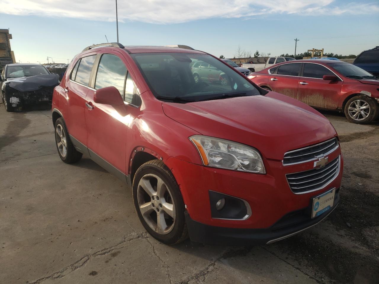 CHEVROLET TRAX LTZ 2015 with VIN 3GNCJNSB2FL237551 - Photo from auction