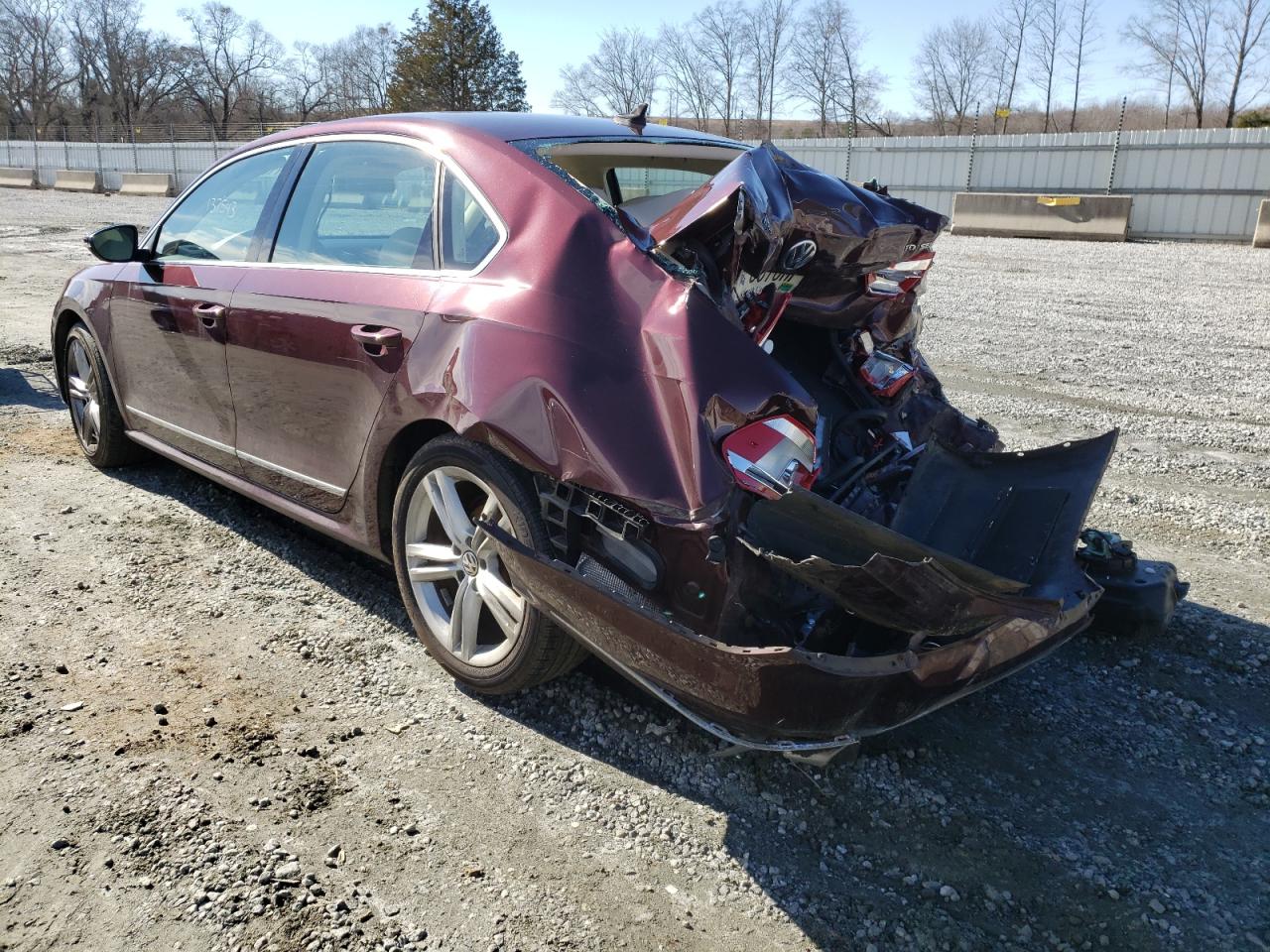 Photo 3 from auction – 2012 VOLKSWAGEN PASSAT with VIN 1VWCN7A32CC085214