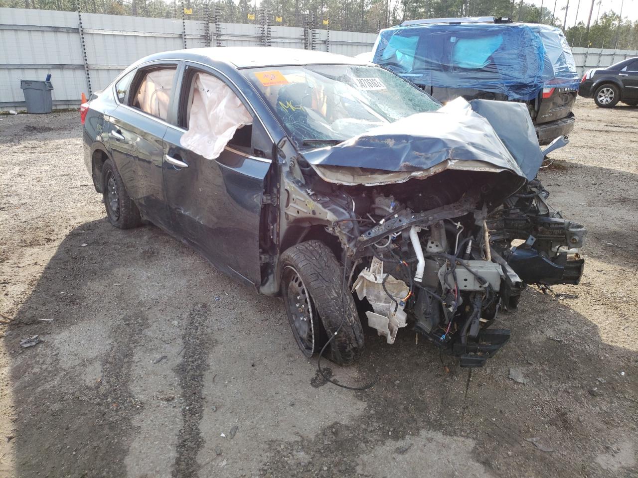 NISSAN SENTRA S 2016 with VIN 3N1AB7AP6GY328092 - Photo from auction