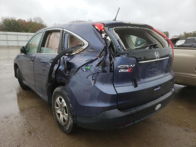 Photo 3 from auction – 2012 HONDA CR-V LX with VIN 3CZRM3H36CG700059