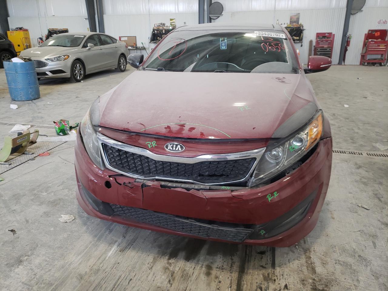 Photo 9 from auction – 2012 KIA OPTIMA SX with VIN 5XXGR4A66CG080650