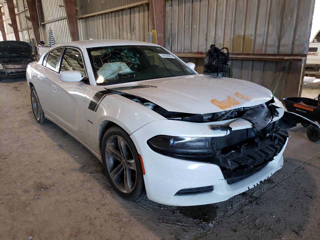 DODGE CHARGER R/ 2018 with VIN 2C3CDXCT1JH260554 - Photo from auction