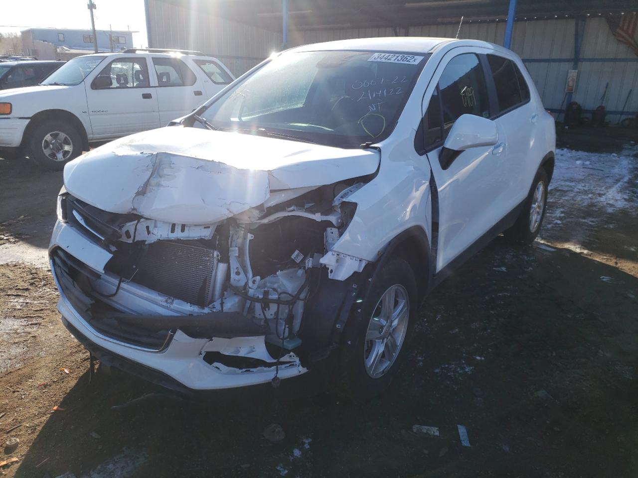 Photo 2 from auction – 2021 CHEVROLET TRAX LS with VIN KL7CJNSB5MB359910