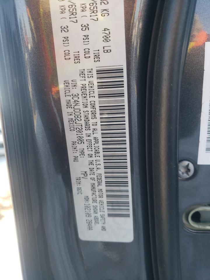 Photo 10 from auction – 2018 JEEP COMPASS TR with VIN 3C4NJDDB2JT201005