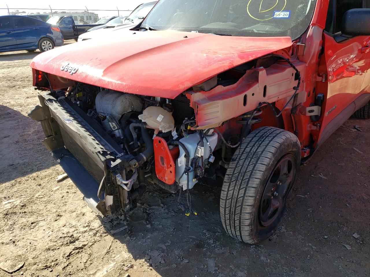 Photo 9 from auction – 2016 JEEP RENEGADE S with VIN ZACCJAAT6GPD83407