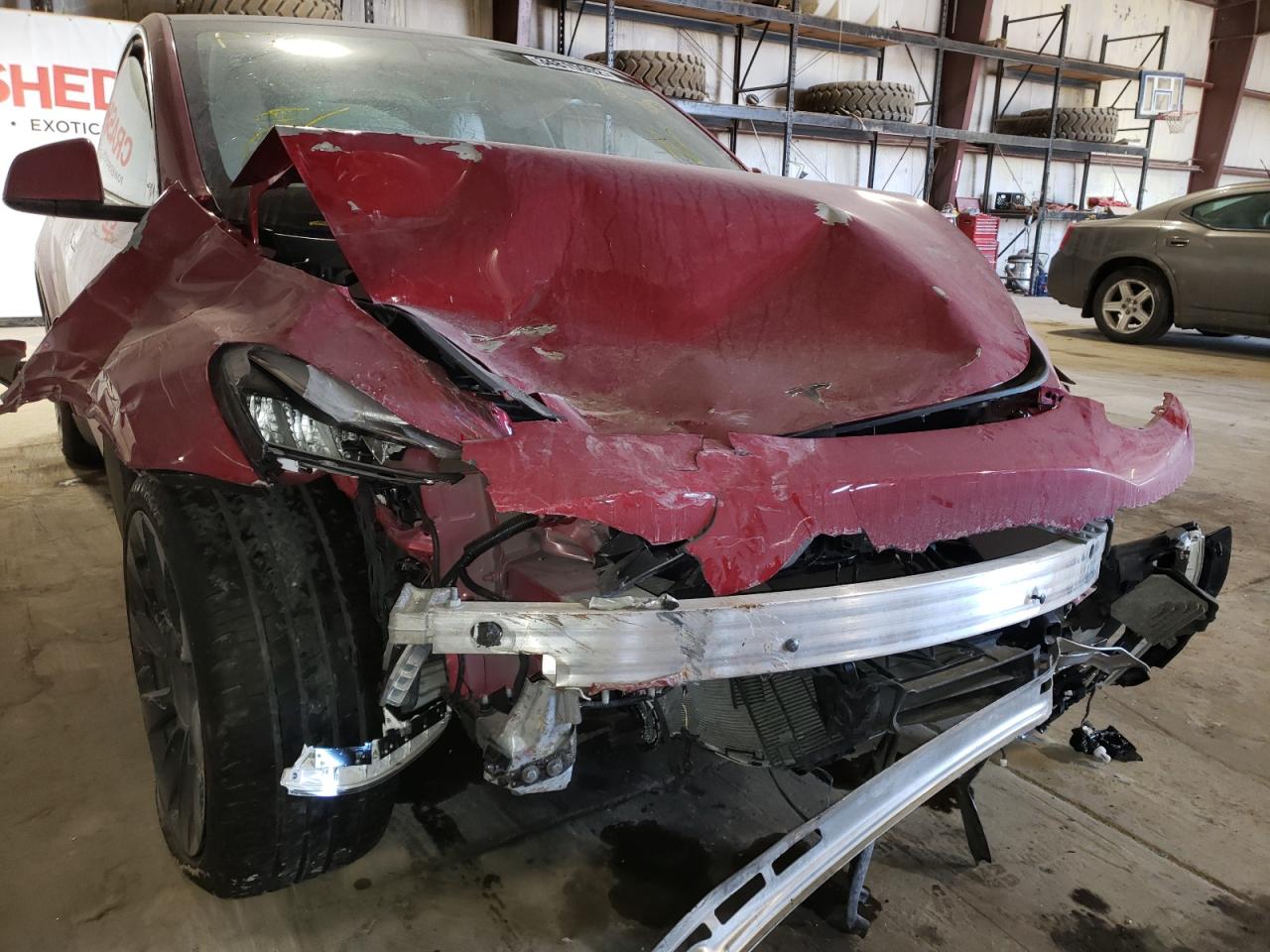 Photo 9 from auction – 2021 TESLA MODEL Y with VIN 5YJYGDEE1MF060497