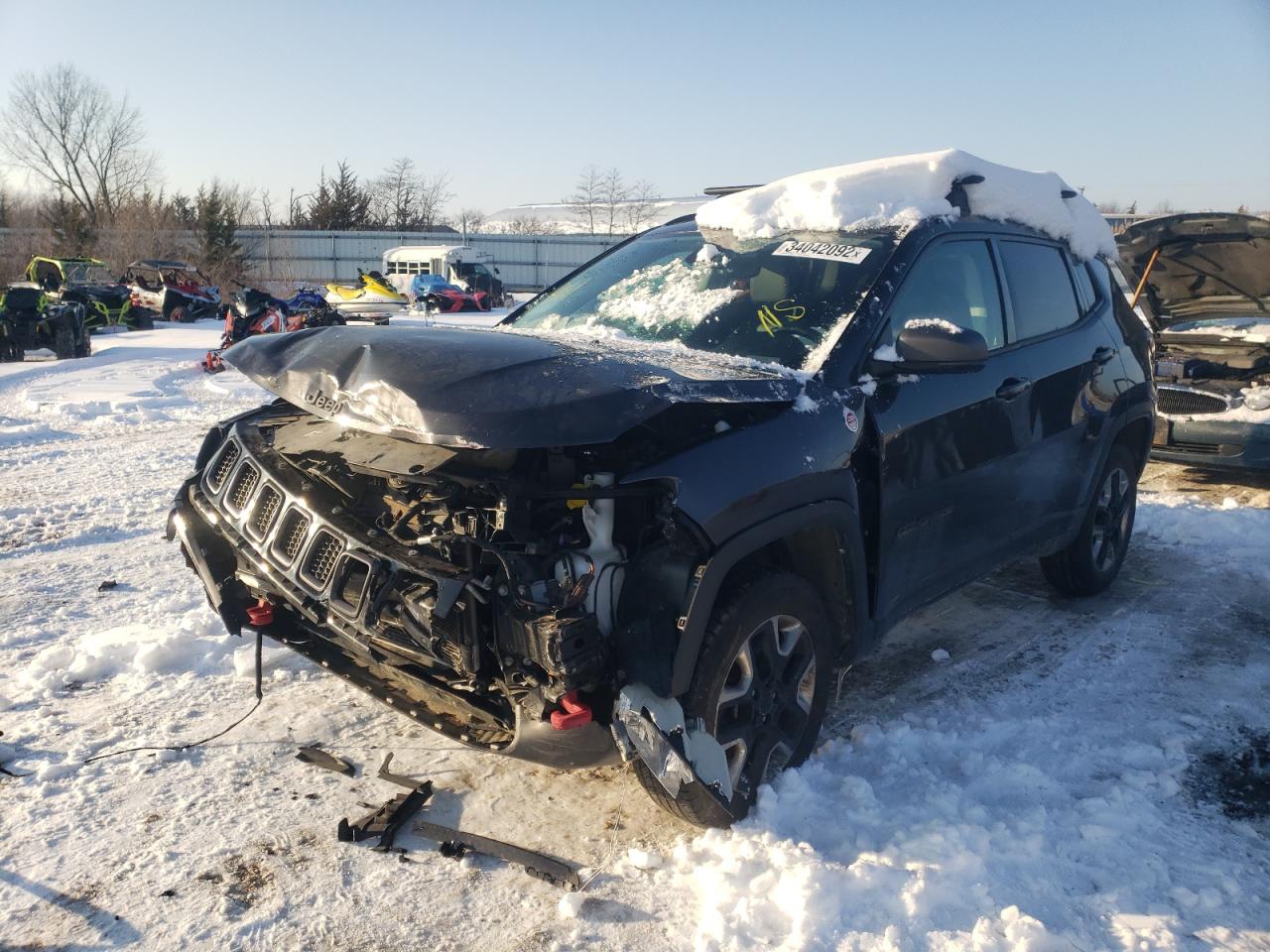Photo 2 from auction – 2018 JEEP COMPASS TR with VIN 3C4NJDDB2JT201005