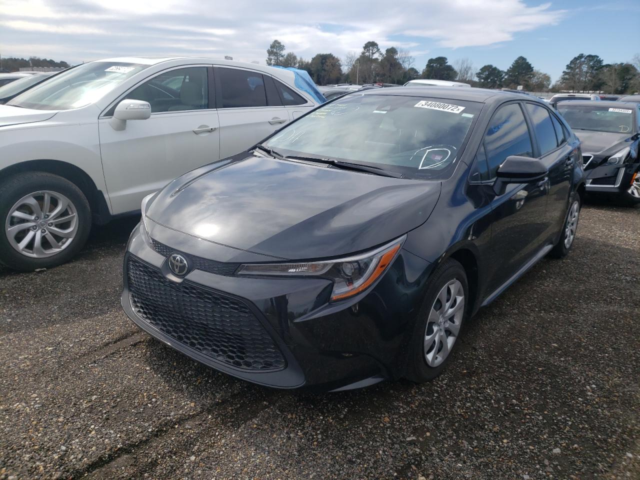 Photo 2 from auction – 2021 TOYOTA COROLLA LE with VIN JTDEPMAE4MJ160112