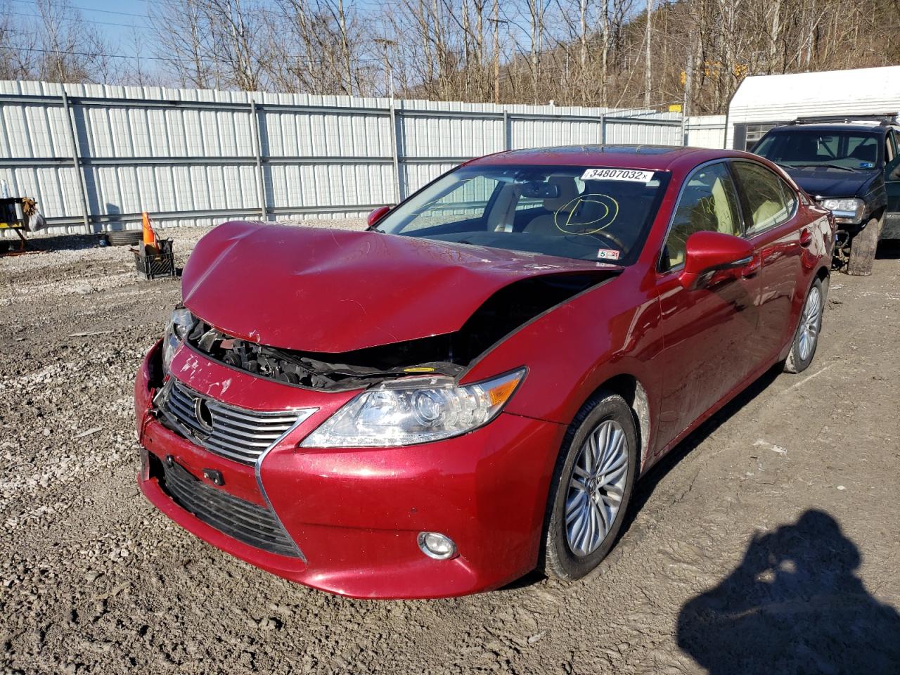 Photo 2 from auction – 2015 LEXUS ES 350 with VIN JTHBK1GG5F2157630