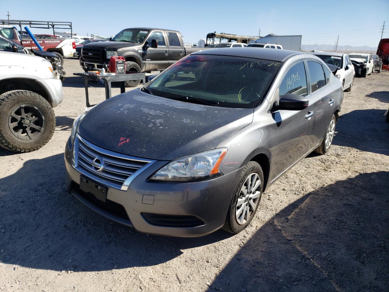 Photo 2 from auction – 2015 NISSAN SENTRA S with VIN 3N1AB7AP8FL664712