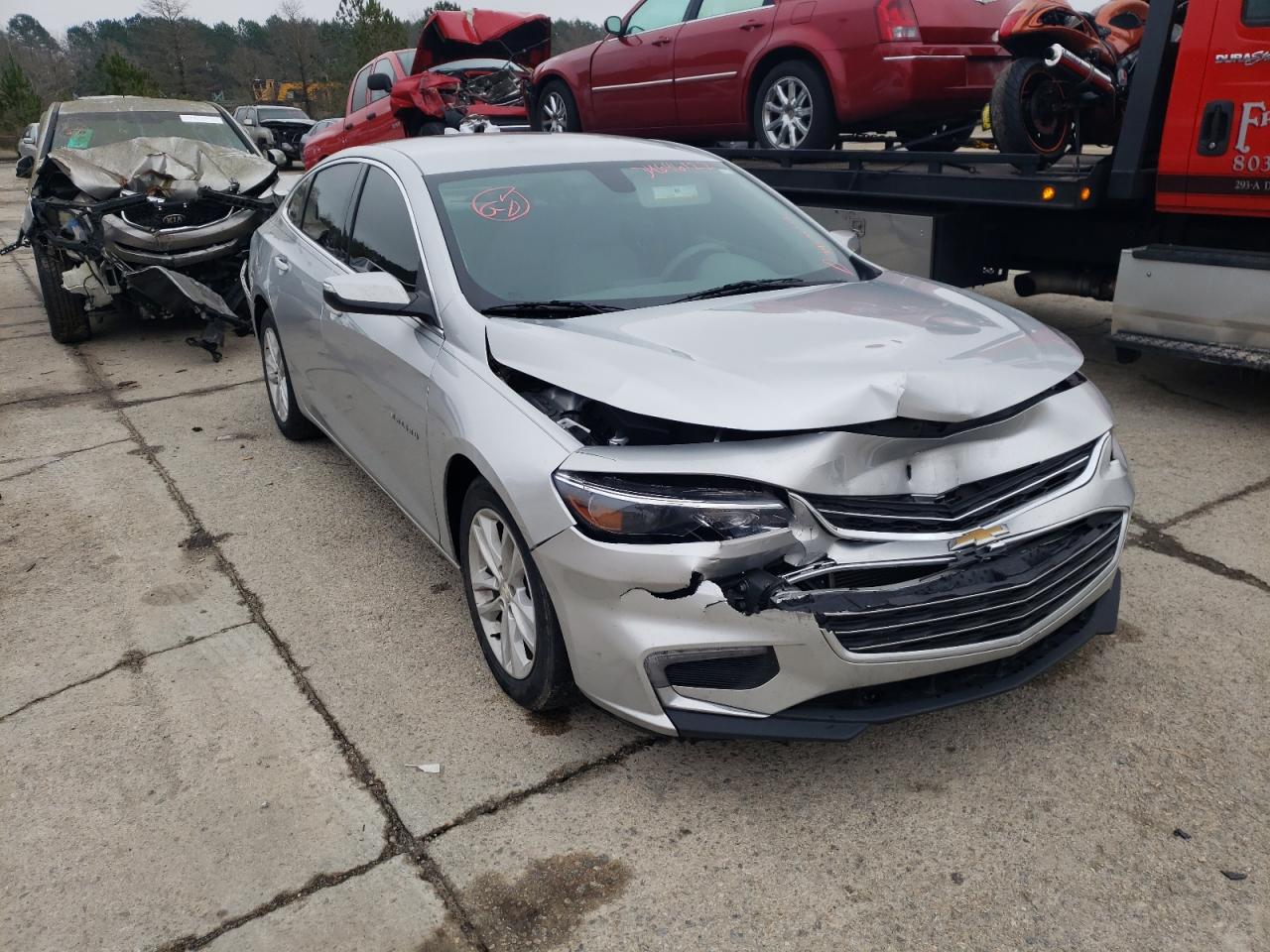 CHEVROLET MALIBU LT 2018 with VIN 1G1ZD5ST8JF222695 - Photo from auction