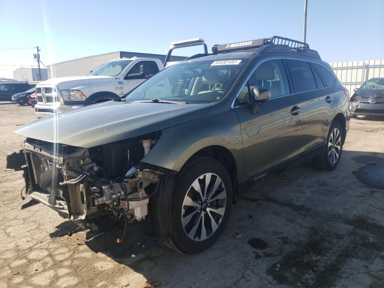 Photo 2 from auction – 2016 SUBARU OUTBACK 2. with VIN 4S4BSBNC2G3212050