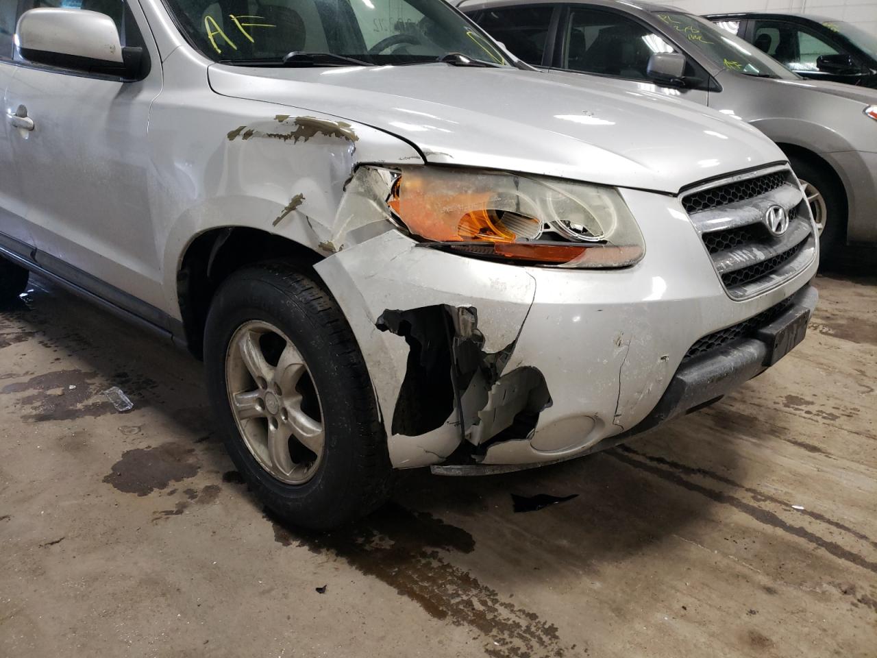 Photo 9 from auction – 2007 HYUNDAI SANTA FE G with VIN 5NMSG13D77083820