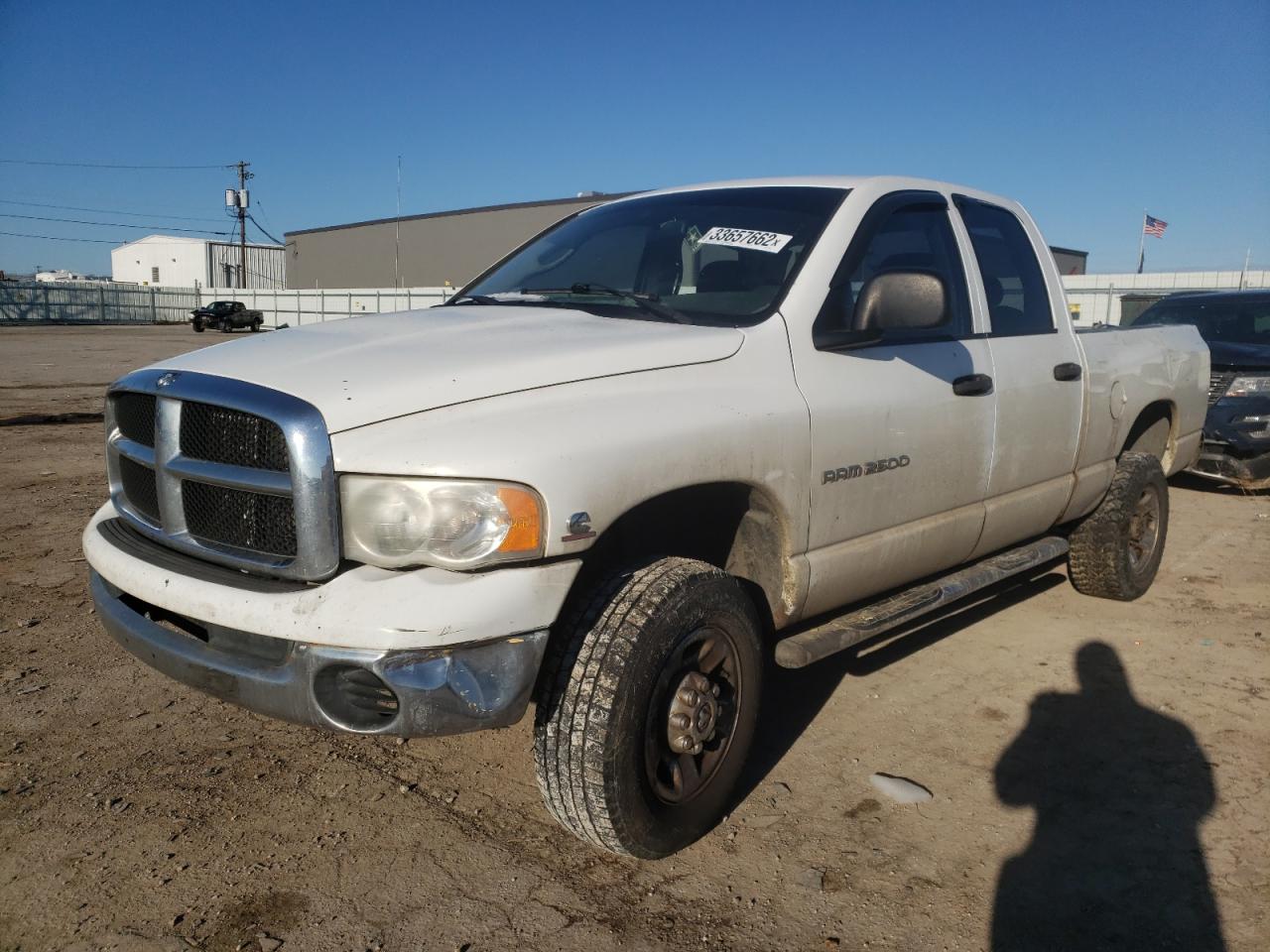 Photo 2 from auction – 2005 DODGE RAM 2500 S with VIN 3D7KS28C45G770370