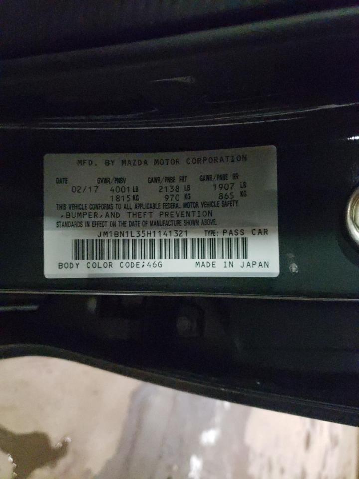Photo 10 from auction – 2017 MAZDA 3 TOURING with VIN JM1BN1L35H1141321