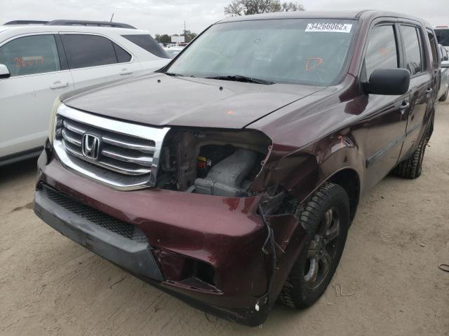 Photo 2 from auction – 2012 HONDA PILOT LX with VIN 5FNYF3H25CB036913