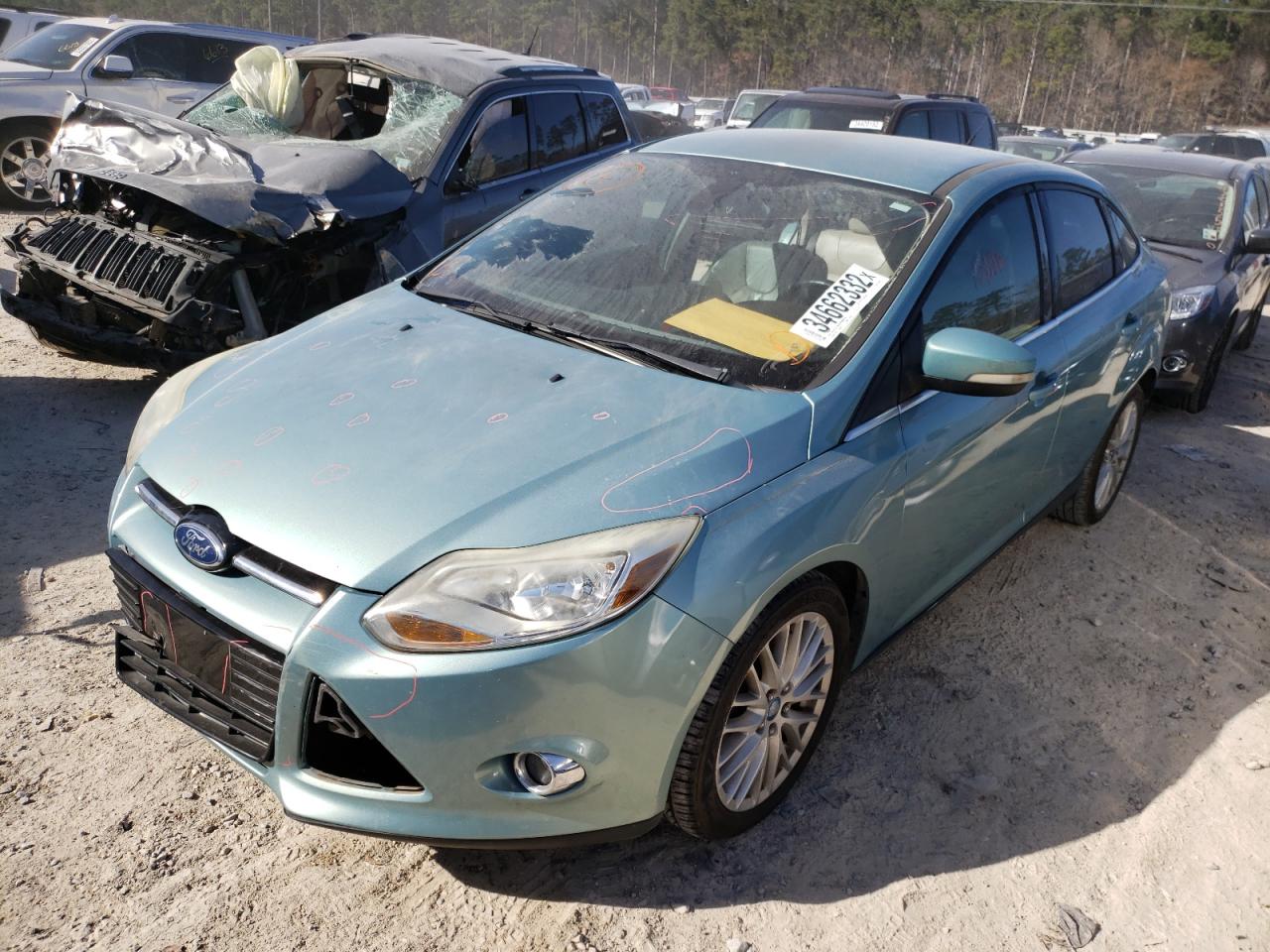Photo 2 from auction – 2012 FORD FOCUS SEL with VIN 1FAHP3H21CL247624