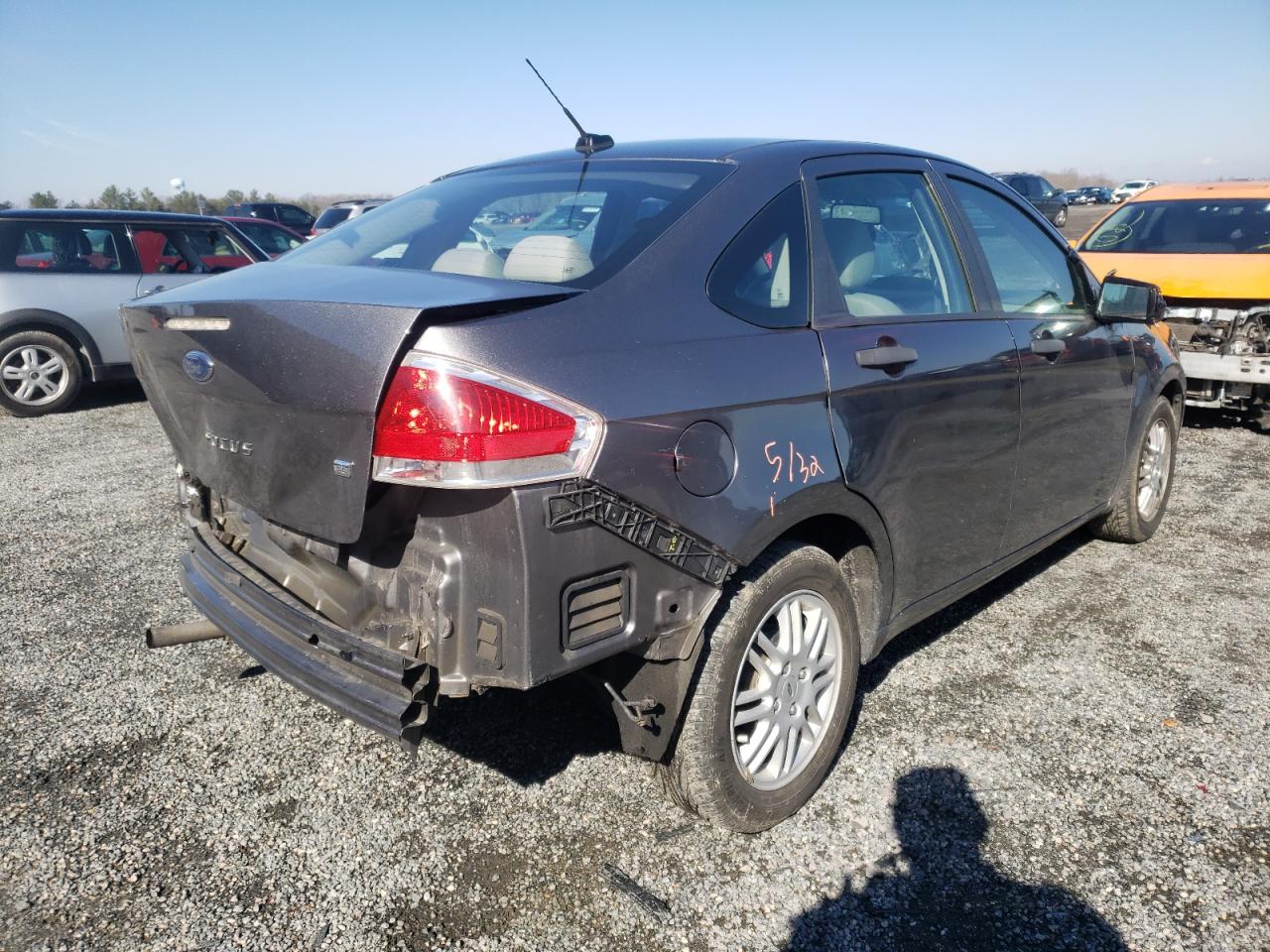 Photo 4 from auction – 2011 FORD FOCUS SE with VIN 1FAHP3FN0BW160176