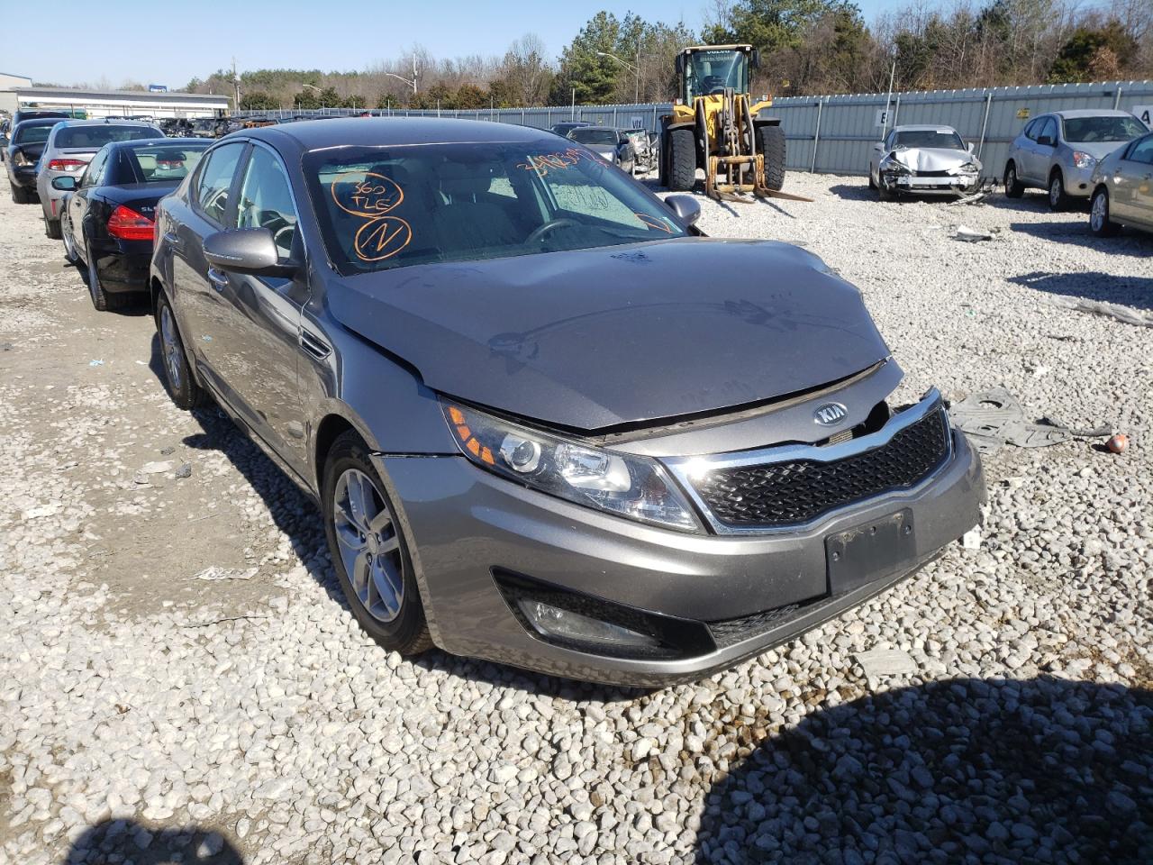 KIA OPTIMA LX 2013 with VIN 5XXGM4A77DG236431 - Photo from auction