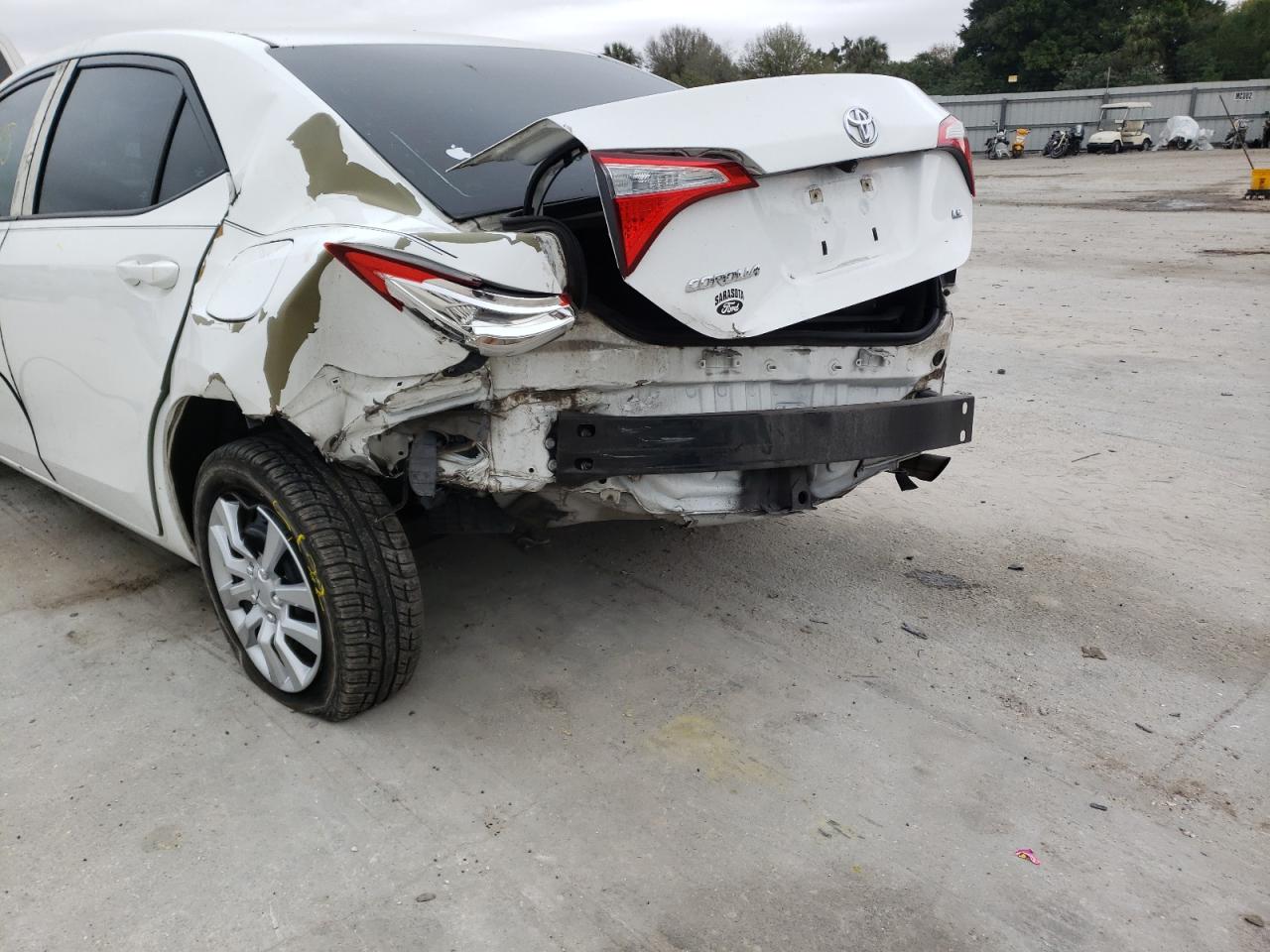 Photo 9 from auction – 2014 TOYOTA COROLLA L with VIN 5YFBURHE5EP076358