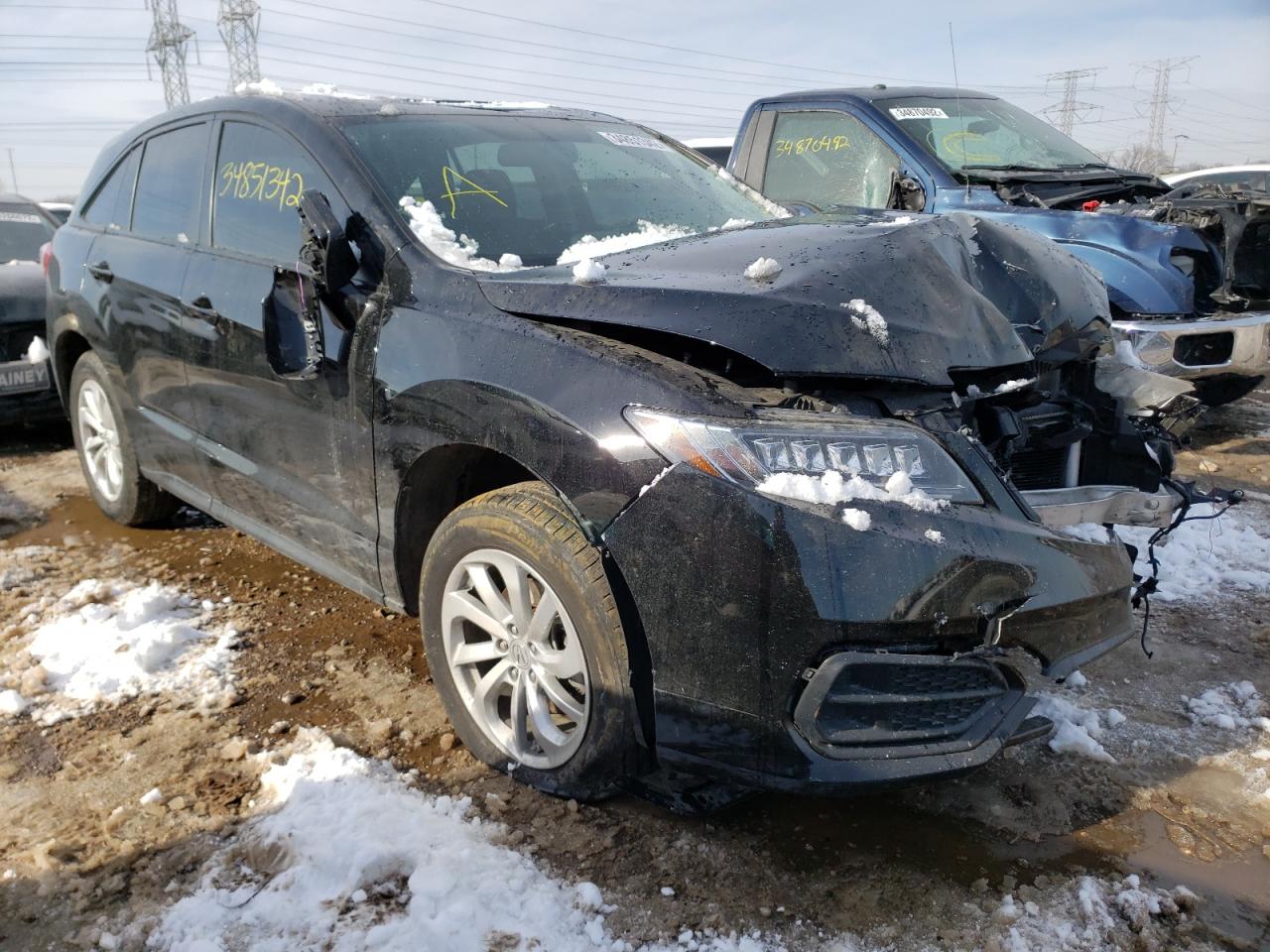 ACURA RDX 2018 with VIN 5J8TB3H34JL012998 - Photo from auction