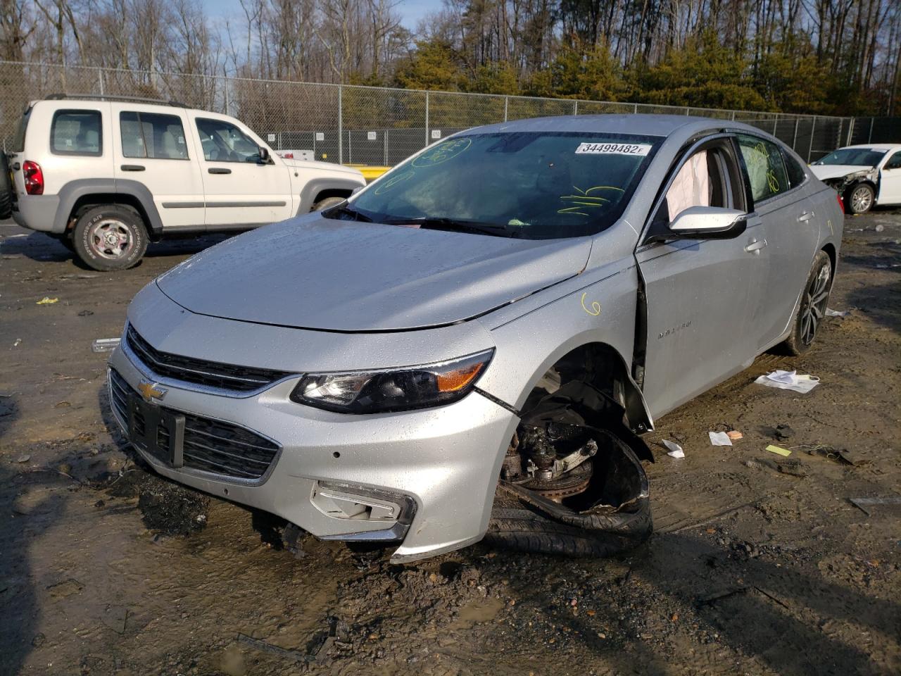 Photo 2 from auction – 2017 CHEVROLET MALIBU LT with VIN 1G1ZE5ST8HF229573