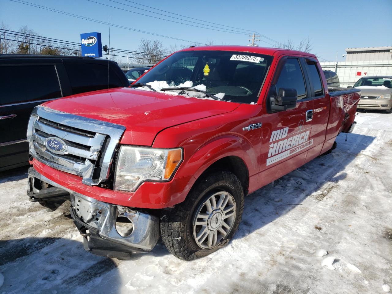 Photo 2 from auction – 2009 FORD F150 SUPER with VIN 1FTRX14809FB37166