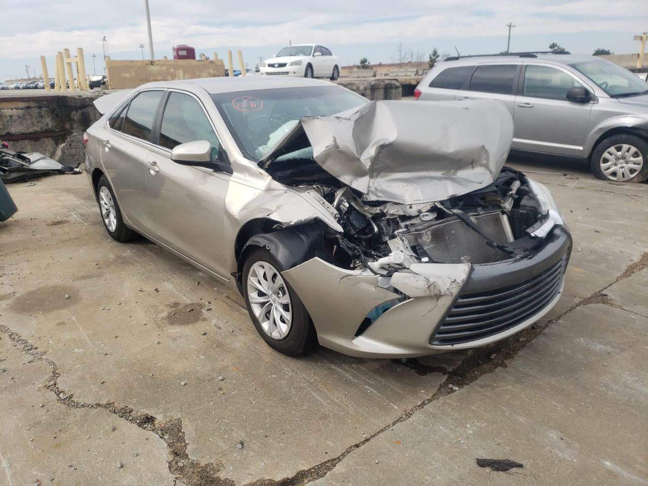 TOYOTA CAMRY LE 2016 with VIN 4T4BF1FK2GR570849 - Photo from auction