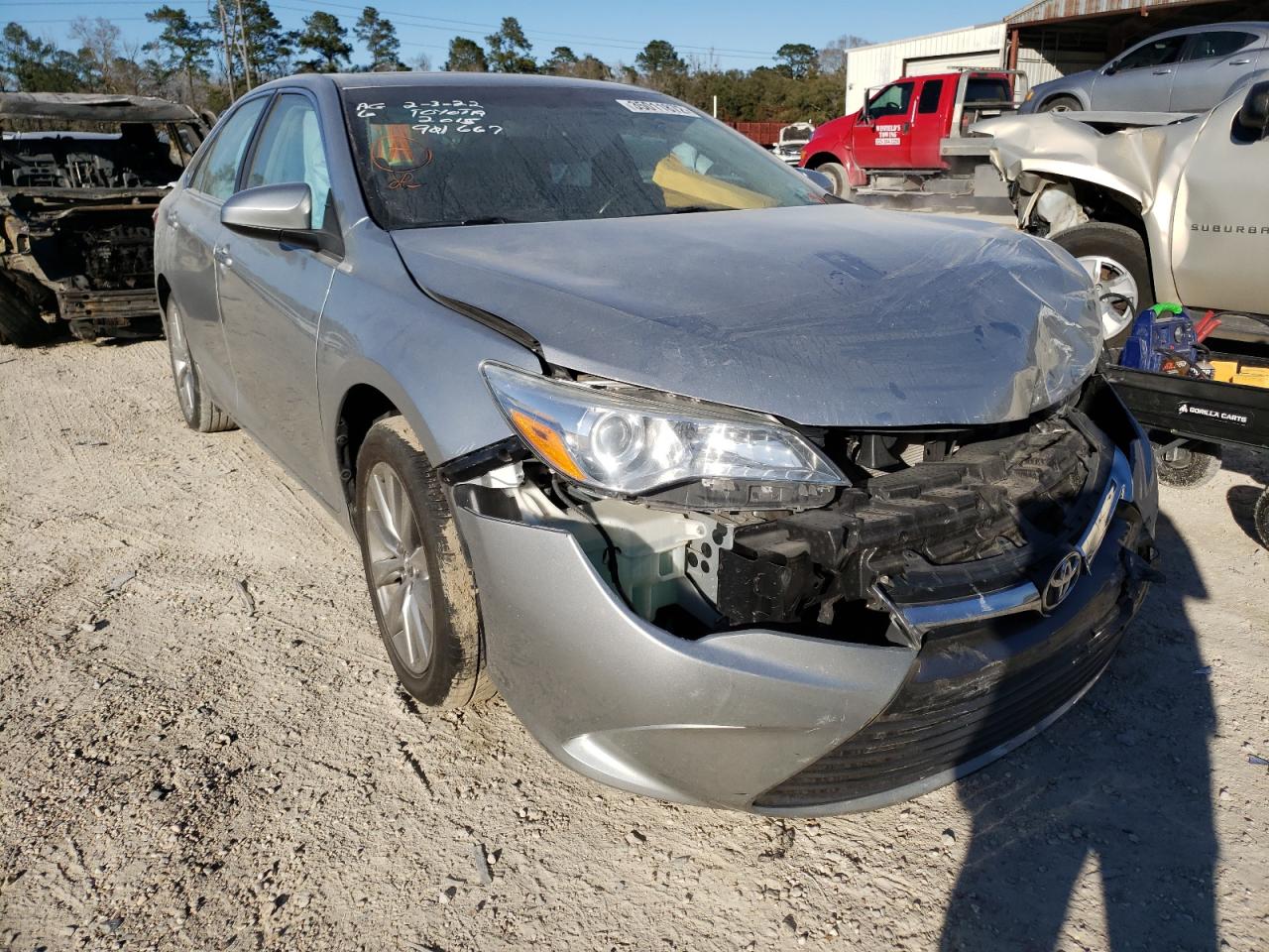 TOYOTA CAMRY LE 2015 with VIN 4T1BF1FK8FU901667 - Photo from auction