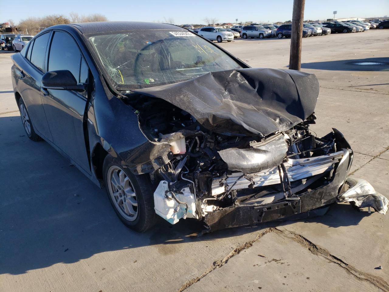 TOYOTA PRIUS 2018 with VIN JTDKBRFU5J3059563 - Photo from auction