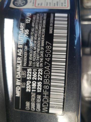Photo 10 from auction – 2013 MERCEDES-BENZ E 350 4MAT with VIN WDDHF8JB5DA745087
