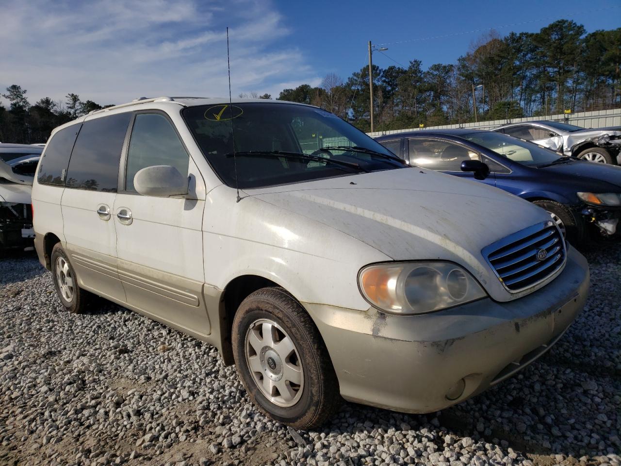 KIA SEDONA EX 2002 with VIN KNDUP131826287983 - Photo from auction