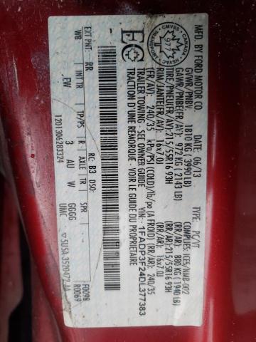 Photo 10 from auction – 2013 FORD FOCUS SE with VIN 1FADP3F24DL377383
